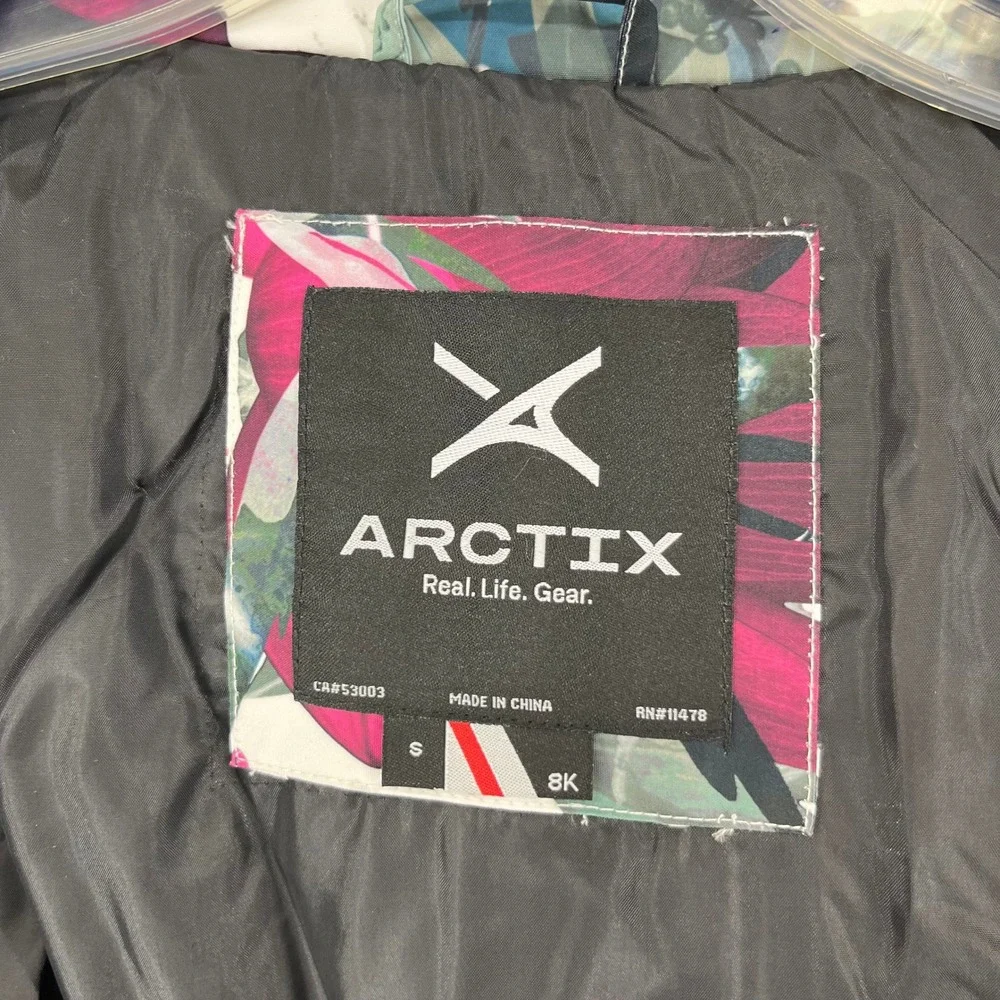 Arctix Blizzard Ski Jacket Womens Small Floral‎ Print